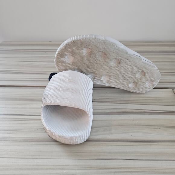 Adidas Originals Adilette 22 Men's Slide Sandals White Size 5 - Picture 7 of 9